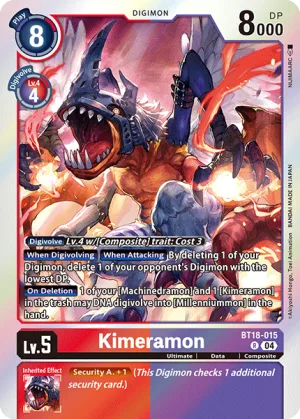Kimeramon, BT-18: Booster Elemental Successor #BT18-015