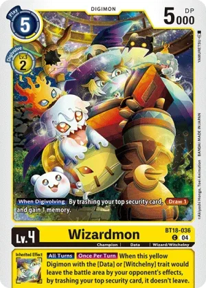 Wizardmon, BT-18: Booster Elemental Successor #BT18-036