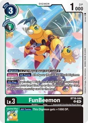 FunBeemon, BT-18: Booster Elemental Successor #BT18-044