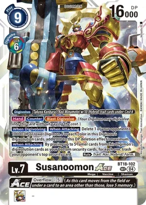 Susanoomon, BT-18: Booster Elemental Successor #BT18-102