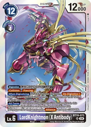 LordKnightmon (X Antibody), BT-19: Booster Xros Evolution #BT19-073