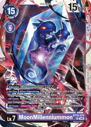 MoonMillenniummon, BT-19: Booster Xros Evolution #BT19-075