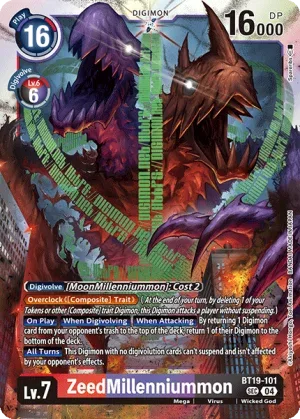 ZeedMillenniummon, BT-19: Booster Xros Evolution #BT19-101