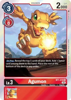 Agumon, BT-01: Booster New Evolution #BT1-010