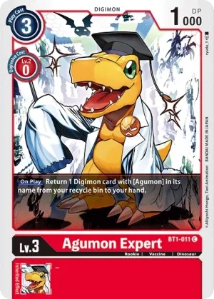 Agumon Expert, BT-01: Booster New Evolution #BT1-011