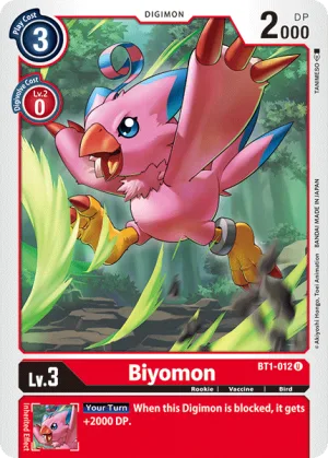 Biyomon, BT-01: Booster New Evolution #BT1-012