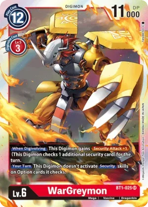WarGreymon, BT-01: Booster New Evolution #BT1-025