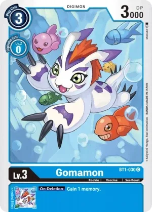 Gomamon, BT-01: Booster New Evolution #BT1-030