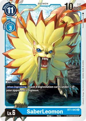 SaberLeomon, BT-01: Booster New Evolution #BT1-043