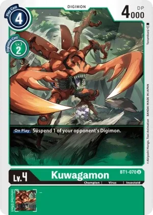 Kuwagamon, BT-01: Booster New Evolution #BT1-070