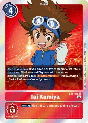 Tai Kamiya, BT-01: Booster New Evolution #BT1-085