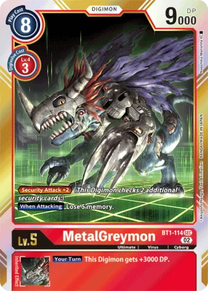 MetalGreymon, BT-01: Booster New Evolution #BT1-114
