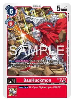 BaoHuckmon, BT-20: Booster Over the X #BT20-013