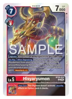 Hisyaryumon, Normal