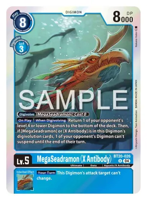 MegaSeadramon (X Antibody), BT-20: Booster Over the X #BT20-026