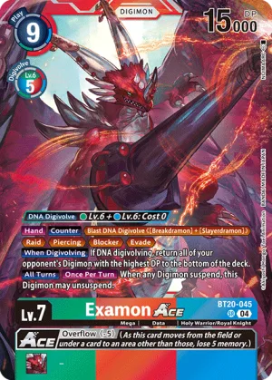 Examon, BT-20: Booster Over the X #BT20-045