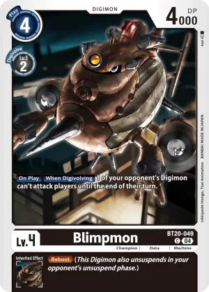 Blimpmon, BT-20: Booster Over the X #BT20-049