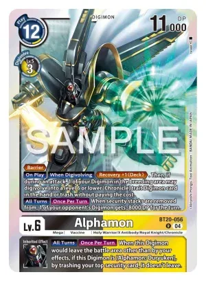 Alphamon, BT-20: Booster Over the X #BT20-056