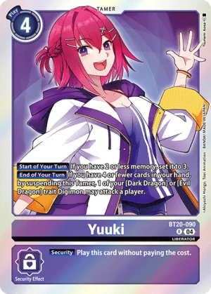 Yuuki, BT-20: Booster Over the X #BT20-090