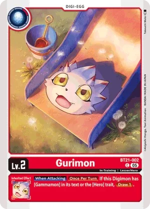 Gurimon, BT-21: BOOSTER WORLD CONVERGENCE #BT21-002