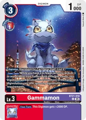 Gammamon, BT-21: BOOSTER WORLD CONVERGENCE #BT21-010