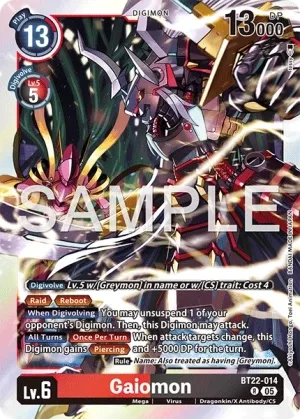 Gaiomon, BT-22: BOOSTER CYBER EDEN #BT22-014