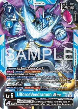 UlforceVeedramon, BT-22: BOOSTER CYBER EDEN #BT22-025