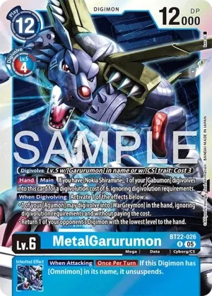 MetalGarurumon, BT-22: BOOSTER CYBER EDEN #BT22-026
