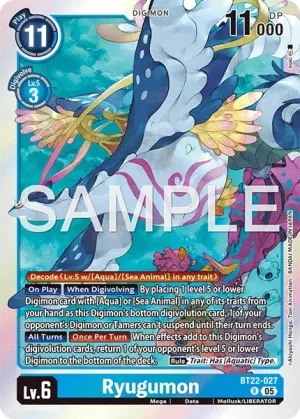 Ryugumon, BT-22: BOOSTER CYBER EDEN #BT22-027