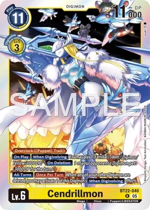 Cendrillmon, BT-22: BOOSTER CYBER EDEN #BT22-040