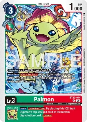 Palmon, BT-22: BOOSTER CYBER EDEN #BT22-044