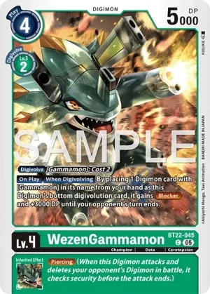 WezenGammamon, BT-22: BOOSTER CYBER EDEN #BT22-045
