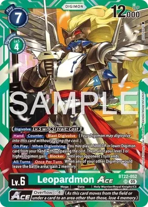 Leopardmon, BT-22: BOOSTER CYBER EDEN #BT22-052