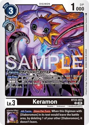 Keramon, BT-22: BOOSTER CYBER EDEN #BT22-053