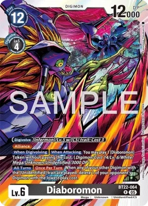 Diaboromon, BT-22: BOOSTER CYBER EDEN #BT22-064