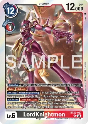 LordKnightmon, BT-22: BOOSTER CYBER EDEN #BT22-067