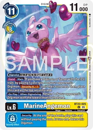 MarineAngemon, BT-23: BOOSTER HACKERS' SLUMBER #BT23-025
