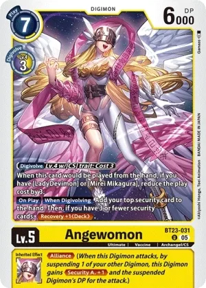 Angewomon, BT-23: BOOSTER HACKERS' SLUMBER #BT23-031