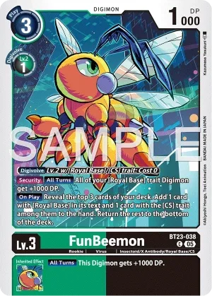 FunBeemon, BT-23: BOOSTER HACKERS' SLUMBER #BT23-038