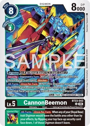 CannonBeemon, BT-23: BOOSTER HACKERS' SLUMBER #BT23-043
