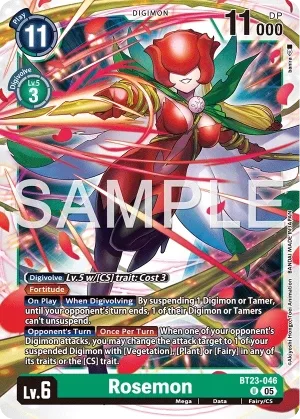 Rosemon, BT-23: BOOSTER HACKERS' SLUMBER #BT23-046