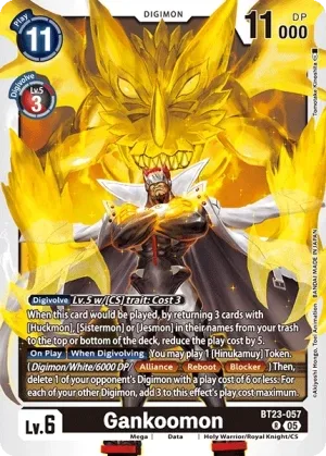 Gankoomon, BT-23: BOOSTER HACKERS' SLUMBER #BT23-057