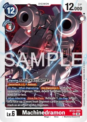 Machinedramon, BT-23: BOOSTER HACKERS' SLUMBER #BT23-060