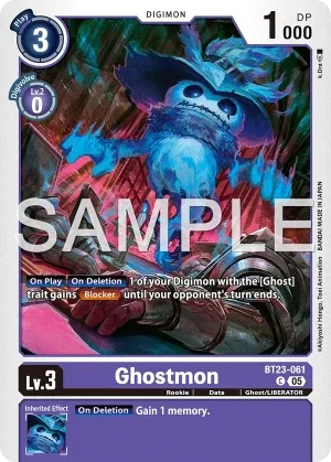 Ghostmon, BT-23: BOOSTER HACKERS' SLUMBER #BT23-061