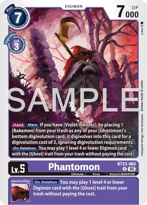 Phantomon, BT-23: BOOSTER HACKERS' SLUMBER #BT23-065