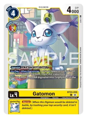 Gatomon, BT-24: BOOSTER TIME STRANGER #BT24-035