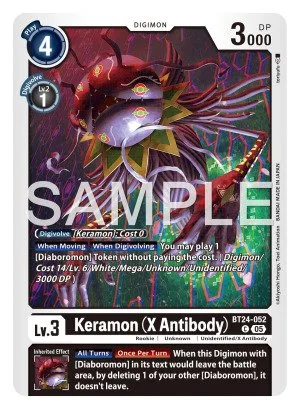 Keramon (X Antibody), BT-24: BOOSTER TIME STRANGER #BT24-052