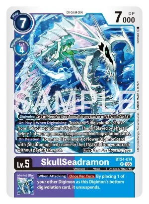 SkullSeadramon, BT-24: BOOSTER TIME STRANGER #BT24-074