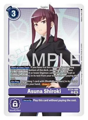 Asuna Shiroki, BT-24: BOOSTER TIME STRANGER #BT24-088