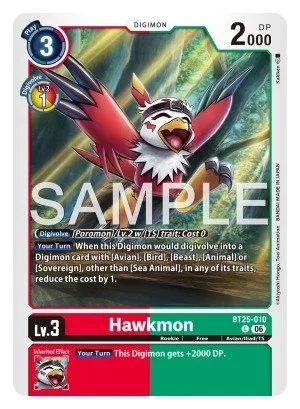 Hawkmon, BT-25: BOOSTER DUAL REVOLUTION #BT25-010